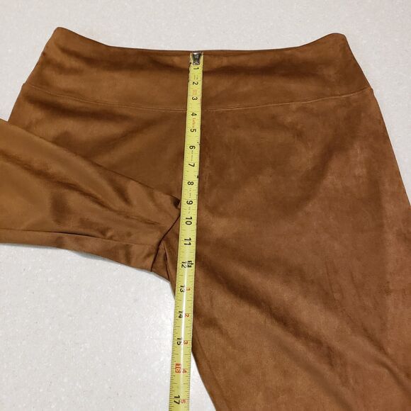 Soft Surroundings Brown elastic waist casual  Stretchy legging pants Size Large - Picture 10 of 11